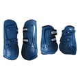 thumbnail image 3 of S SERENABLE 4 Pcs Support de Bottes de Cheval Protection de Jambe pour Saut Équitation Accessoires Équestres Marine TG, 3 of 9