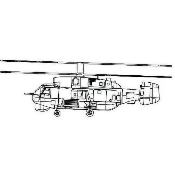 Trumpeter TRU04202 KA-28 Plastic Model kit, Coloured