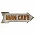 thumbnail image 3 of SignMission P-ARROW12-999756 12 x 36 Po Large Homme Grotte 2 Flèche Signe, 3 of 4