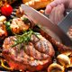 thumbnail image 5 of Prensas para tocino de acero inoxidable, prensas para parrillas circulares de 8,5 pulgadas, prensas antiadherentes para hamburguesas, accesorios para barbacoa con parrilla para peso de bistec, sándwi JAMW Sencillez, 5 of 5
