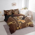 thumbnail image 3 of Feelyou 3D Cute Tiger Bedding Comforter Set 7pcs, Fashion Leopard Print Full Bedding Set, 3 of 8