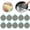 Green 10PCS, variant on 1 Pcs Washing Dishes Sponges,Double-Sided Dishwashing Sponge Scrubber Round Non-Scratch Scrub Sponges Pads Kitchen Cleaning Tools for Dishes,Pots,Pans,Sink,Basin(Green)