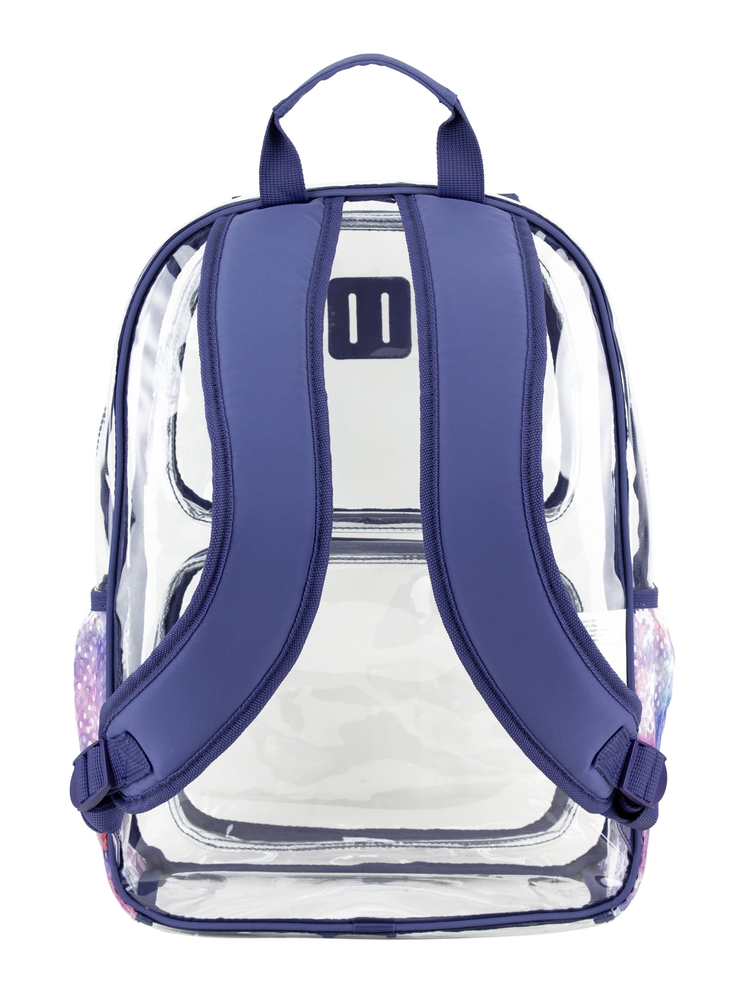 Eastsport Unisex Primo Clear 16" Backpack, Skipper Blue