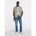 thumbnail image 2 of George Men's and Big Men's Modern Fit Poplin Button Up Shirt with Short Sleeves, Sizes XS-3XL, 2 of 5