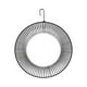 thumbnail image 3 of Comedero para pájaros con forma de corona de maní colgante, portátil, resistente, de primera calidad, de metal para atraer pájaros Negro, 3 of 8