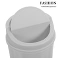 thumbnail image 3 of STRANDCHIC Light Grey Tabletop Waste Receptacle for Office Use Plastic Waste Management 1Pack, 3 of 8