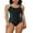 Blu, variant on Alove Women Sport Bathing Suit Tummy Control Swimmer Printed One Piece Athletic Swimsuits