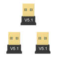 thumbnail image 2 of 3 Uds USB Compatible Con Dientes 5 1 Adaptador Transmisor Inalámbrico Receptor para Ordenador Portátil PC Azul, 2 of 8