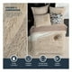 thumbnail image 3 of Funda Duvet Invernal Afelpada Doble Vista con Fundas de Almohada Esquimal (Marfil, Queen Size), 3 of 5