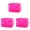Hot Pink-3Pcs, variant on Clear Toiletry Pouch 7.08" TSA Approved Carry On Travel Makeup Bag, Cosmetic Organizer for Women Men, Reusable Transparent Toiletry Bottle Case for Airplane Flight Essentials