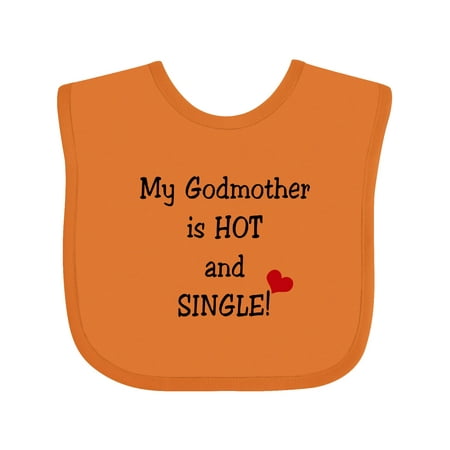 

Inktastic Single Godmother Gift Baby Boy or Baby Girl Bib