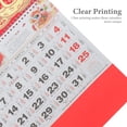 thumbnail image 4 of HOMEMAXS Chinese Style Lunar Calendar Snake Year Wall Hanging Calendar 1 Set, 4 of 6