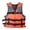 Orange, variant on shqvo Life Jacket 0-20 Lbs High-Buoyancy Print Adjustable Strap Toddler Swim Vest Breathable Easy To Wear Uscg Approved Life Jacket for Children