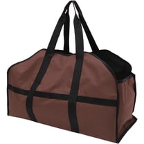 UPOUART Reusable Coffee Oxford Cloth Firewood Holder Large Storage Bag Portable for Logs