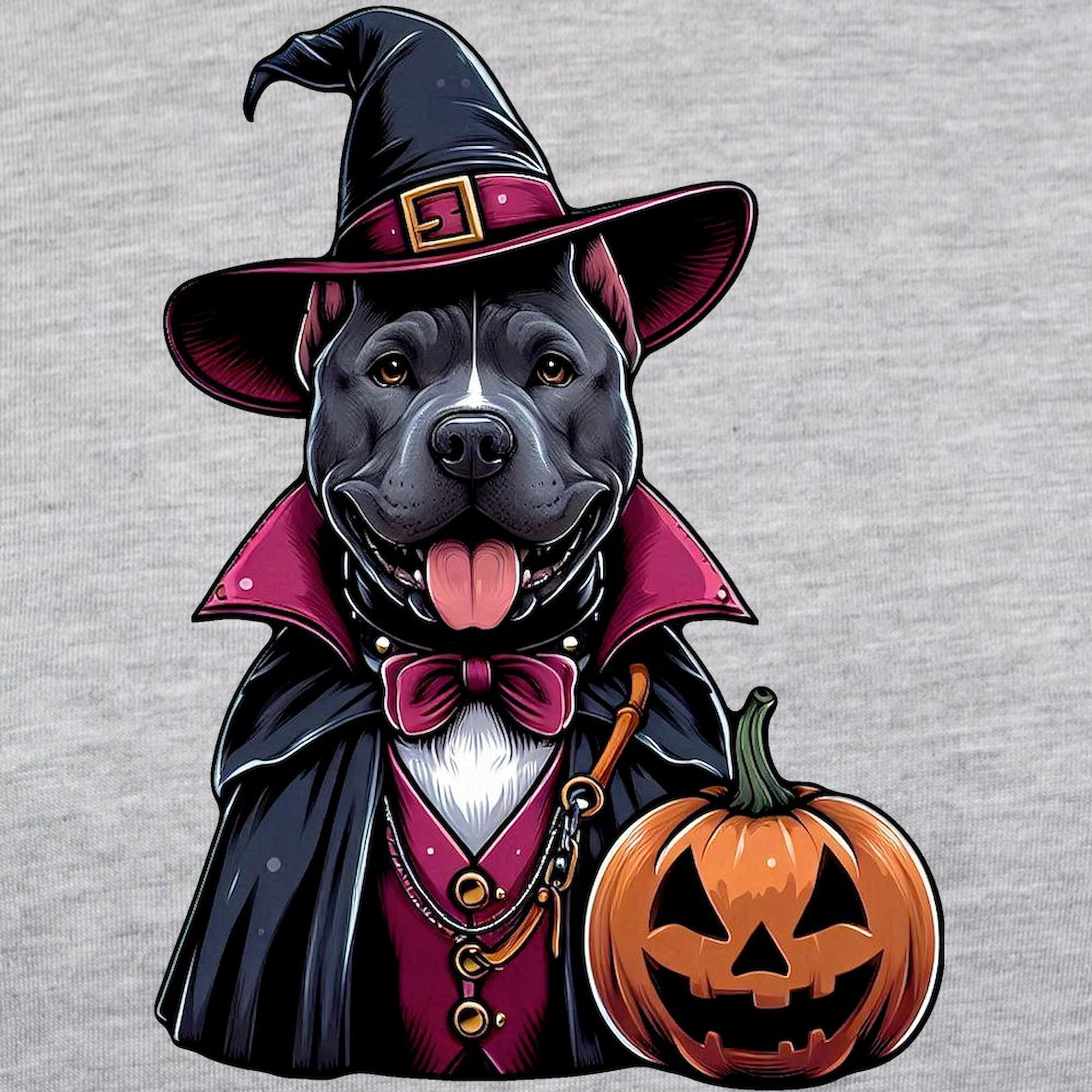 CafePress - Costumed Pitbull Halloween Women's Baseball T Shirt - Womens Baseball Tee