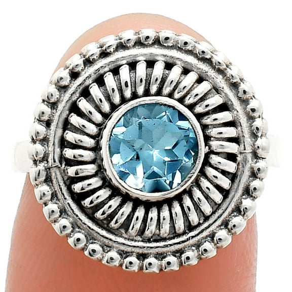 Sky Blue Topaz 925 Sterling Silver Ring s.6 Jewelry R-1388 AGR1017_A_6