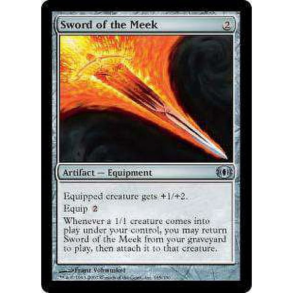 MtG Future Sight Uncommon Sword of the Meek #165