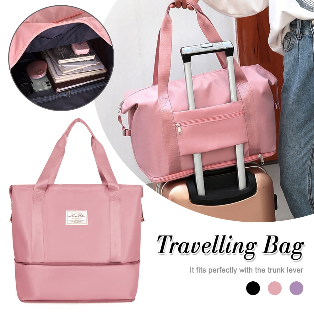 Unisex Nylon Foldable Travel Bags Capacity Travel Bag Luggage WaterProof Handbag 