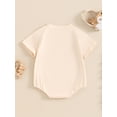 thumbnail image 4 of Nygoyerh 3M 6M 12M 18M Baby Boys Girls Summer Romper Car Letter Print Short Sleeve Jumpsuit Newborn Infant Crew Neck T-shirt Bodysuit for Casual Daily, 4 of 9