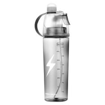 Summer Fall Saving Clearance! UHUYA Outdoor Sports Star Spray Water Cup Plastic Cup Handy Cup Children Kettle Creative Student Gift Cup Scrub, Black