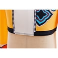 thumbnail image 7 of Pop Idol Halloween Costume, Suit with Orange Blue Long Sleeve Top and Shorts, Cosplay Outfit for Anime Singer Birthday Party, 7 of 7