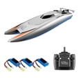 thumbnail image 2 of Abody 805 RC Boats for Kids Adult 25KM/H High Speed Racing Boat 2 Channels Remote Control Boats for Pools Racing Boat, 2 of 7