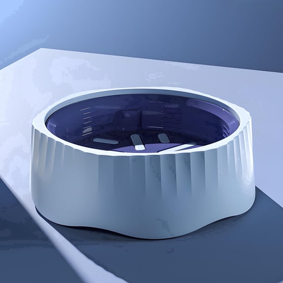 ASTOTSELL Feeder Slow Bowl – Slows Fast Eaters, Can Aid Digestion, Holds 2 Cups Dry or Wet Food, Non-Slip, No BPA, Small to Medium Dogs & Cats - Ocean Blue
