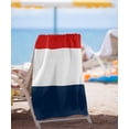 thumbnail image 2 of French Flag Officially Licensed Beach Towel 30' X 60', 2 of 6