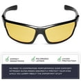 thumbnail image 6 of Polarized Wrap Around Sports Sunglasses for Men Women Driving Fishing Running Cycling Sun Glasses, 6 of 7