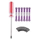 thumbnail image 2 of 6pc RC Steer Servo Pull Manillar 4,5 cm con destornillador rojo para camiones 959 A949 1/18 Púrpura, 2 of 5