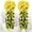 Yellow, variant on Trianu 2 Pcs Hanging Artificial Violet Ivy Flowers Hanging Flowers Plant for Outside Outdoor Patio Garden Porch Wedding Home Decorations (Yellow)