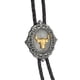 thumbnail image 4 of 2x Americano Occidental Vaquero Rodeo Bolo Cuero Collar, 4 of 9
