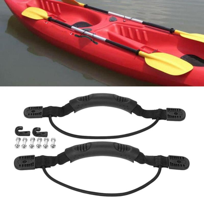 Details about   2 Pairs Nylon Kayak Carry Handle Webbing with Bungee for Boats Canoes Luggage 