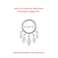 thumbnail image 2 of FANSING Horse Eyed Rhinestone Dangle Septum Rings for Women 316L Surgical Steel Septum Jewelry 16g 8mm Septum Piercing Jewelry, 2 of 4