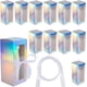 thumbnail image 1 of 10 cajas de cartón iridiscentes para vasos de vidrio de sublimación con cinta de organza de 20 yardas., 1 of 2