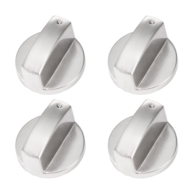 Cateissary Perilla de estufa de gas, interruptor de cocina de aleación de zinc plateado, botón de cocina de estufa de gas, accesorio de cocina duradero Decoración del hogar Cateissary HA023687-00