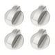 thumbnail image 1 of Kearding 1/2/4 Uds Metal 8mm Universal plata estufa de perillas de Control adaptadores interruptor de horno cocina Control de superficie Decoración del hogar, 1 of 6