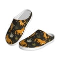 thumbnail image 2 of Disketp Funny Fox by the Field Women's Men's Slippers Plush Slip-On House Slipper for Winter Indoor Soft Cushion Non-slip Fluffy Slides Slippers-39/40, 2 of 7