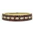 thumbnail image 4 of Dazzlingrock Collection 0.60 Carat (ctw) 14K Round Champagne & White Diamond Wedding Stackable Band, Yellow Gold, Size 8, 4 of 5