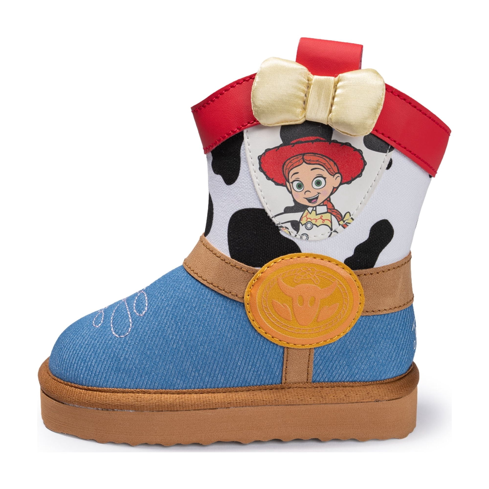 Jessie Toddler Girls Cowgirl Faux Shearling Boots