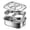 M, variant on Stainless Steel Lunch Box with Double-Layer Dividers, Leak-Proof Seal & Lock, Large Capacity Food Container for Work, Travel & Daily Use