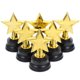 thumbnail image 5 of Trofeos de estrellas pequeñas para estudiantes de guardería, Mini trofeo de estrella de plástico, decoración para celebración de guardería, 6 uds., 5 of 8