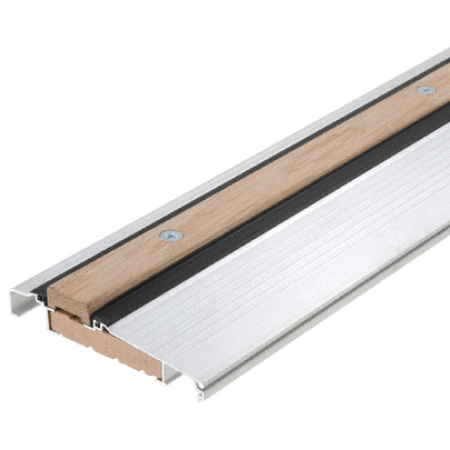 Crl 1006a73 Aluminum 73 Outswing Adjustable Oak Top Threshold