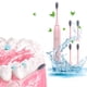 thumbnail image 2 of Cepillo de dientes eléctrico con 40.000 VPM y 4 modos - cerdas Dupont, impermeable IPX7, batería de 90 días, cepillo sónico recargable de 1200mAh, 2 of 3