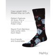 thumbnail image 3 of MeMoi Poker Face Playing Card Bamboo Blend Men's Crew Socks - Mens - Male, 10-13, Black, 3 of 10
