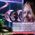 thumbnail image 2 of Cueva flotante Betta Hideout UNISOLODECHO Rainbow Pink, 2 of 6