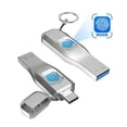 thumbnail image 2 of Fingerprint Flash Drive Metal OTG Pendrive USB3.0 Type C 32G, 2 of 5