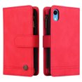 thumbnail image 3 of Case for iPhone XR Cover Zipper Pocket Wallet Case Magnetic Protective - Red, 3 of 5