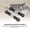 Titanium Black, variant on NFTIGB RC Car Steering Rod Servo Link Turnbuckle Linkage 2pcs Set Upgraded Metal CNC Parts for ZD 1:16 Scale Model Car (52mm / 2.05 inches, 45mm / 1.77 inches), Premium Replacement Accessories