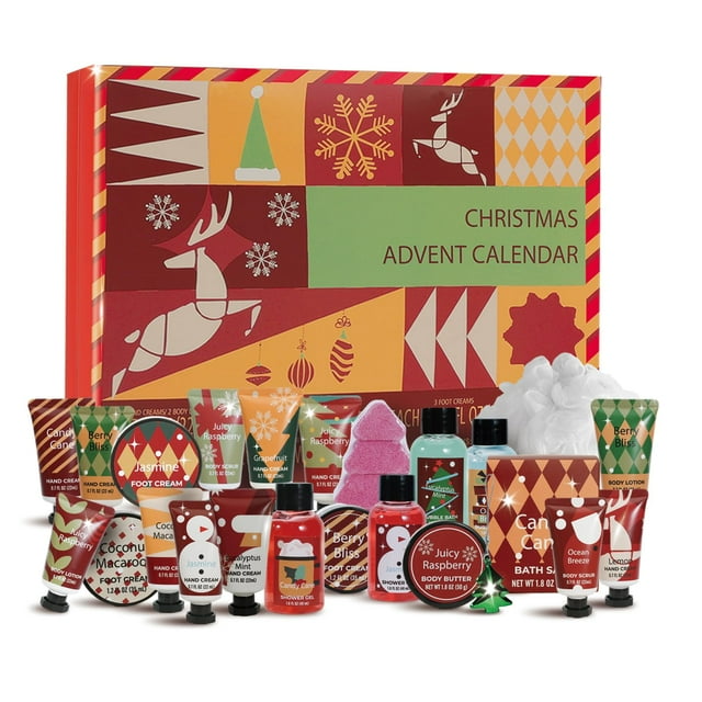Calendario de Adviento BODY & EARTH 2025 con cremas de manos y sets de baño